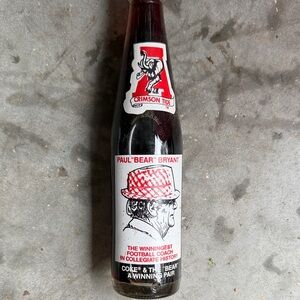 Paul 'Bear' Bryant Commemorative Coke Bottle